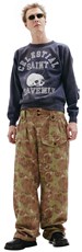 Visvim Coronel camo trousers with patch pockets 203740